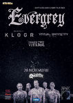 Concert Evergrey, Klogr si Virtual Symmetry pe 28Noiembrie in Quantic