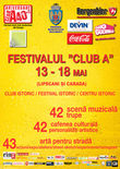 Afis Festivalul Club A in Centrul Vechi din Bucuresti