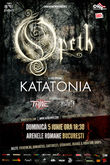 Afis Concert Opeth si Katatonia la Arenele Romane - ANULAT