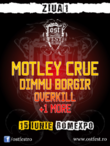 Afis Concert Motley Crue si Dimmu Borgir la OST Fest 2012 la Bucuresti