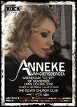 Afis Anneke Van Giersbergen in concert la Bucuresti in Silver Church pe 27 noiembrie