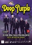 Afis Concert Deep Purple in Romania la Bucuresti in februarie 2014