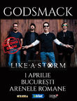 Afis GODSMACK sustine al doilea concert la Bucuresti pe 1 Aprilie