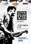 Afis Concert Acustic Vita de Vie pe 9septembrie