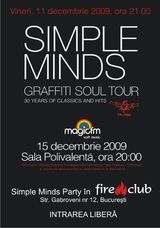Vino sa petreci cu Simple Minds in Fire Club