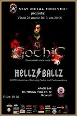 Concert Gothic si Hellz Ballz in Bucuresti