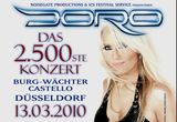 Doro Pesch a sustinut concertul cu numarul 2.500 din cariera