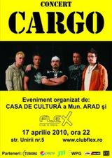 Concert Cargo in Club Flex din Arad
