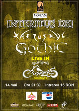 Concert Gothic, Interitus Dei si Krepuskul in club Choppers din Constanta