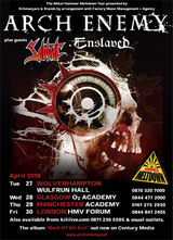 Arch Enemy anuleaza turneul din Anglia din pricina norului vulcanic