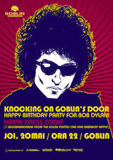 Petrecere pentru Bob Dylan in Club Goblin din Bucuresti