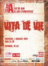Concert Vita De Vie in Club A din Bucuresti