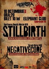 Concert Stillbirth si Negative Core in Elephant Bucuresti