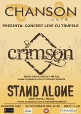 Concert Crimson si Stand Alone in Chanson Cafe Oradea
