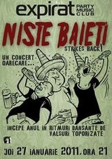 Concert Niste Baieti in club Expirat din Bucuresti