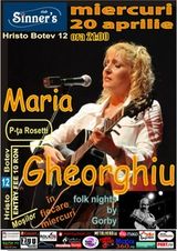 Concert Maria Gheorghiu in Sinner's Club Bucuresti