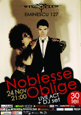 Concert Noblesse Oblige in Wings Club din Bucuresti