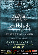 Concert Leafblade si Abigail in Wings Club