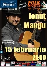 Concert Ionut Mangu in Sinner's Club Bucuresti