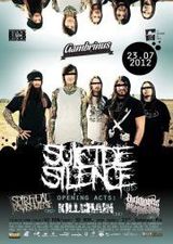 Concert Suicide Silence luni in Gambrinus Pub din Cluj-Napoca