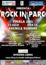 Finala Festivalului Rock in Parc 2015 pe 11 Iulie la Arenele Romane