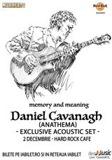 Daniel Cavanagh (Anathema) in concert extraordinar la Hard Rock Cafe
