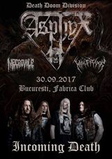 Concert Asphyx , Necrovile si Malpraxis in Fabrica