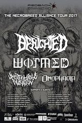 Concert Benighted, Wormed, Unfathomable Ruination si Omophagia in Fabrica
