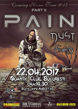 PAIN concerteaza in Bucuresti pe 22 aprilie