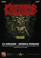Concert Kreator si Dagoba la Bucuresti