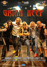 Concert Uriah Heep pe 12 Noiembrie la Hard Rock Cafe