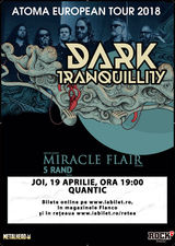 Concert Dark Tranquillity pe 19 Aprilie in Quantic