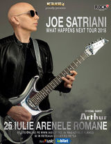 Concert Joe Satriani la Bucuresti pe 25 Iulie