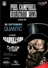 Programul concertului Phil Campbell and The Bastard Sons din Quantic