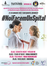 #NoiFacemUnSpital serie de evenimente caritabile in Quantic la initiativa trupei Bucovina