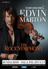 Edvin Marton: The RockSymphony pe 16 Mai la Sala Palatului
