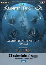 Sonata Arctica pe 23 noiembrie la /FORM Space