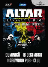 Concert Cluj-Napoca: Altar - lansare album LIVE@Hardward Pub