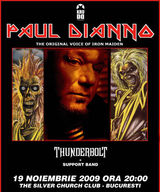 Detalii despre concertul Paul Di'Anno (ex-Iron Maiden) la Bucuresti