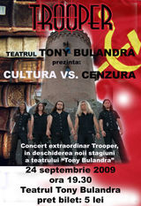 Trooper CANTA in Targoviste la Teatrul Tony Bulandra