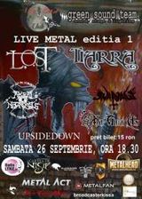 Tiarra, L.O.S.T, Snapjaw si Akral Necrosis concerteaza sambata in Live Metal Club