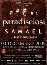 Au mai ramas 300 de bilete pentru concertul Paradise Lost/Samael la Cluj Napoca!