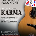 Concert Karma la MoJo BritRoom din Bucuresti