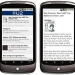 U2 lanseaza o aplicatie pentru telefoanele Android
