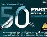 50% Party in club Fabrica din Bucuresti