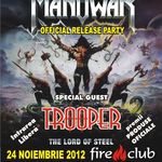 Trooper vin la release party-ul Manowar din Bucuresti