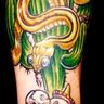 Poze Poze Tatuaje. Modele de Tatuaje (foto) - Cactus verde si craniu