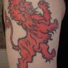 Poze Poze Tatuaje. Modele de Tatuaje (foto) - Leu emblema rosie