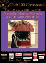 Concert Marius Matache in Club 100 Crossroads