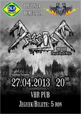 Concert Decease la VHR Pub pe 27 aprilie, 2013